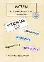 Vorschau - Stationenlernen - Wochenplanstationen+ Themenplakat - Deckblatt