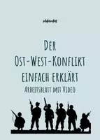 Vorschau - Arbeitsblätter - Ost-West-Konflikt mit Zeitstrahl - Arbeitsblatt mit Video - Deckblatt