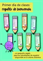 Vista previa - Manualidades / Dibujos para colorear - Vuelta al colegio: regalo de bienvenida (Español) - página 1