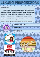 Vista previa - Tarjetas / Manipulativos - Lekuko preposizioak - Maiteacher89 - página 1