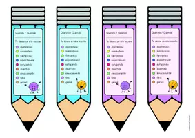 Vista previa - Manualidades / Dibujos para colorear - Vuelta al colegio: regalo de bienvenida (Español) - página 2