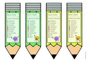 Vista previa - Manualidades / Dibujos para colorear - Vuelta al colegio: regalo de bienvenida (Español) - página 3