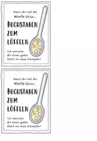 Vorschau - Mal- und Bastelvorlagen - Bastelvorlage: Geschenkglas mit Buchstaben - Seite 2