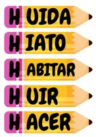 Vista previa - Unidades / Secuencias / Situaciones de Aprendizaje - Palabras con h - página 1