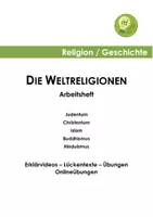 Vorschau - Unterrichtsreihen - Die Weltreligionen mit Erklärvideos ohne YouTube - Deckblatt