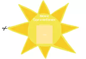 Vorschau - Mal- und Bastelvorlagen - Sommerferienheft - So waren meine Sommerferien - Seite 1