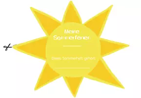 Vorschau - Mal- und Bastelvorlagen - Sommerferienheft - So waren meine Sommerferien - Seite 2