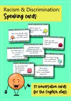 Vista previa - Refuerzo / NEE / Materiales de apoyo - Racism and Discrimination Speaking Cards; Tarjetas de conversación (Inglés) - página 2
