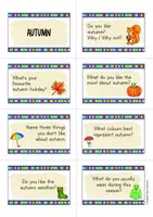 Vorschau - Fördermaterial/Inklusion - Autumn Speaking Cards; 39 Gesprächskarten (Englisch) - Seite 2
