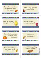 Vorschau - Fördermaterial/Inklusion - Autumn Speaking Cards; 39 Gesprächskarten (Englisch) - Seite 3