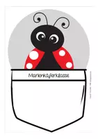 Vorschau - Anderer Materialtyp - Marienkäferklasse Marienkäfer Namensschild Schulanfang - Seite 1