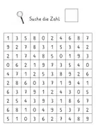 Vorschau - Arbeitsblätter - Anfangsunterricht Mathe, Zahlenraum 10, Zahl suchen - Seite 3