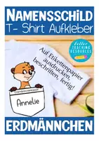 Vorschau - Anderer Materialtyp - Erdmännchenklasse Namensschild Schulanfang - Deckblatt