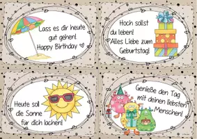 Vorschau - Anderer Materialtyp - Klassenmanagement im Boho-Stil - Geburtstagskarten - Seite 3
