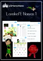 Vorschau - Arbeitsblätter - Nomen und Artikel Lernheft 1 - Inklusive E-Book Zugänge - Deckblatt