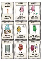 Vorschau - Spiele - VERBEN SCHULE Lesespiel "Ich habe... wer hat?" - Seite 1