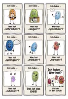 Vorschau - Spiele - VERBEN SCHULE Lesespiel "Ich habe... wer hat?" - Seite 2