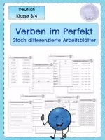 Vorschau - Arbeitsblätter - SPARPAKET I Verben im Perfekt - Seite 1