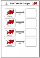 Vorschau - Arbeitsblätter - Materialpaket Tierwelt der Kontinente - Seite 2