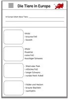 Vorschau - Arbeitsblätter - Materialpaket Tierwelt der Kontinente - Seite 3