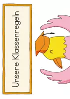 Vorschau - Mal- und Bastelvorlagen - Klassenregeln für die Grundschule - Klassenraum - Schulstart - Seite 1