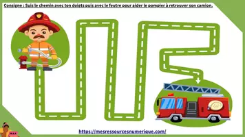 Aperçu - Feuilles d'exercices - Pistes graphiques et cheminement - gratuit - Page 3