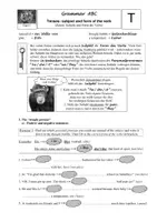 Vorschau - Arbeitsblätter - Tenses: subject and form of the verb - Tiger (6 Arbeitsblätter mit Lösungen) - Seite 3