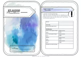 Vorschau - Lehrpläne/Lehrermaterial - Mappe für Klassenlehrer - editierbar - Seite 1