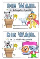 Vorschau - Arbeitsblätter - Materialpaket zum Buch "Im Dschungel wird gewählt" - Seite 3