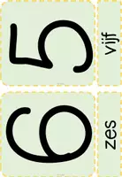 Vorschau - Poster - flashcards getallen 0 - 20 - niederländisch - Seite 3