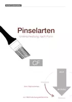 Vorschau - Arbeitsblätter - Pinselarten - Deckblatt