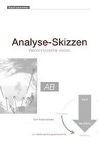 Vorschau - Arbeitsblätter - Werkimmanenter Ansatz: Analysierendes Skizzieren - Deckblatt