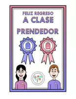 Vista previa - Manualidades / Dibujos para colorear - PRENDEDOR FELIZ REGRESO A CLASES CRAFT MEDALLA PIN - Portada