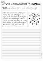 Vorschau - Arbeitsblätter - Groß- & Kleinschreibung Übungsblätter Frühling - Seite 2