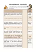 Vorschau - Stundenentwürfe - Altägyptische Gesellschaft - Deckblatt
