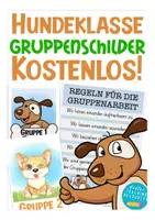 Vorschau - Bildkarten - Hundeklasse Klassentier Hund Gruppenschilder kostenlos - Deckblatt
