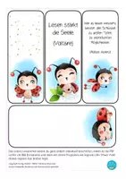 Vorschau - Anderer Materialtyp - Lesezeichen Marienkäferklasse Einschulung Geschenk - Seite 1