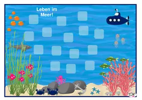 Vorschau - Spiele - Spiel Teiler würfeln - Leben im Meer - Seite 2