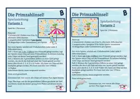 Vorschau - Spiele - Spiel "Die Primzahlinsel" zu Teilbarkeitsregeln und Primzahlen - Seite 3