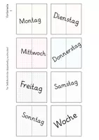 Vorschau - Spiele - Zuordnungs- und Lesespiel "Minimonster" für die Grundschule - Seite 1