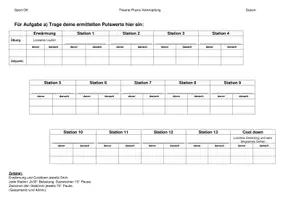 Vorschau - Arbeitsblätter - Diagramm Zusammenhang Puls und HIIT - Seite 1