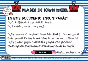 Vista previa - Hojas de trabajo - CITY WHEEL - Present Simple - @hello.teacher.ana - página 1