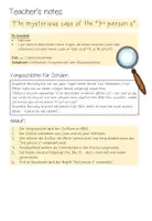 Vorschau - Stationenlernen - 3rd person s - "The mysterious case of the 3rd person s" (A fun way to teach grammar) - Seite 1