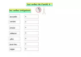 Vorschau - Arbeitsblätter - Tous Ensemble 3: Alle Verben Unité 3 - Seite 3