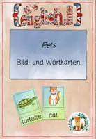 Vorschau - Arbeitsblätter - ENGLISH Sequenz Pets Bundle WK BK Arbeitsblätter Spiele - Deckblatt