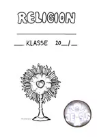 Vorschau - Mal- und Bastelvorlagen - Religionsheft gestalten - Heftumschlag - Seite 2