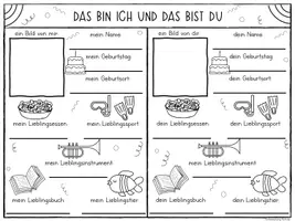 Vorschau - Arbeitsblätter - Steckbriefe - Das bin ich - Seite 2