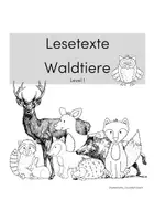 Vorschau - Arbeitsblätter - Lesetexte: Waldtiere (3 Schwierigkeitsstufen) - Seite 2