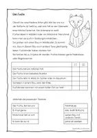 Vorschau - Arbeitsblätter - Lesetexte: Waldtiere (3 Schwierigkeitsstufen) - Seite 3