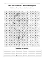 Vorschau - Spiele - Suchsel Literaturepoche Neue Sachlichkeit / Weimarer Republik - als PDF & Word - Seite 3